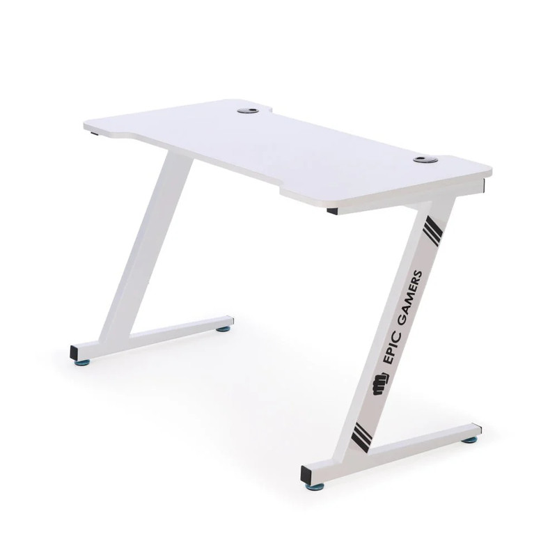 Epic Gamers Gaming Desk -  White - طاولة